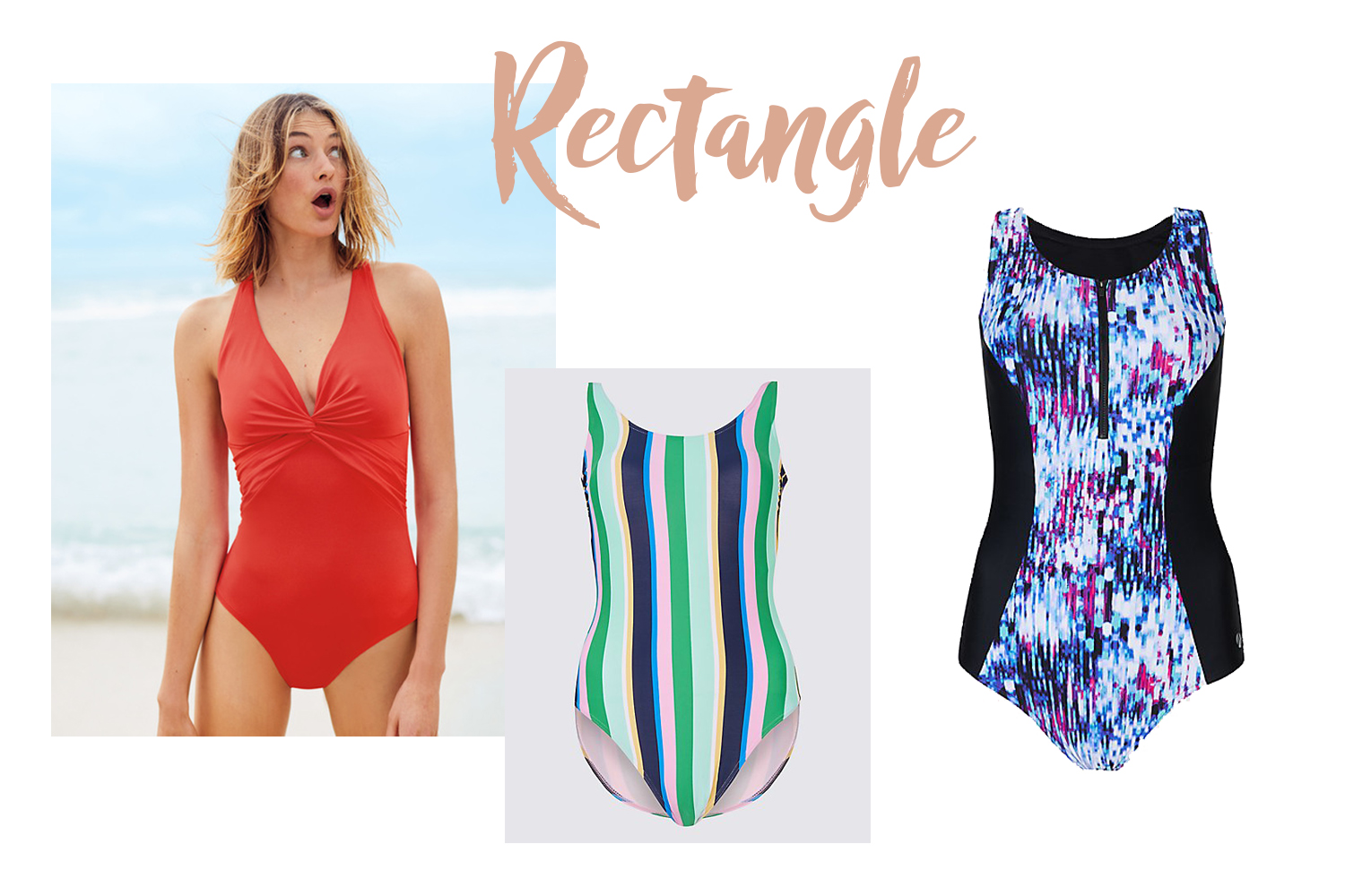 How to Buy Swimwear for Rectangle Body Shapes - UK Swimwear Blog